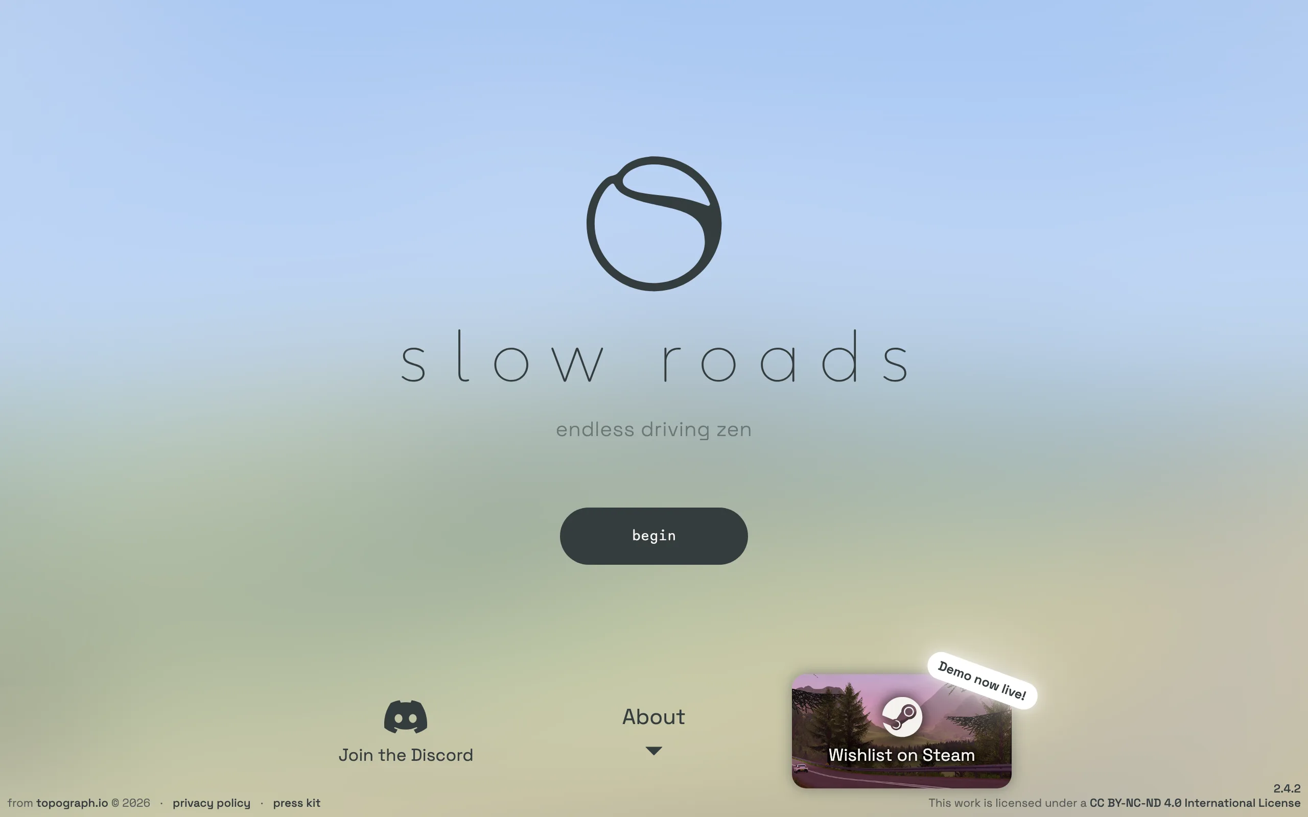 Slow Roads screenshot 1