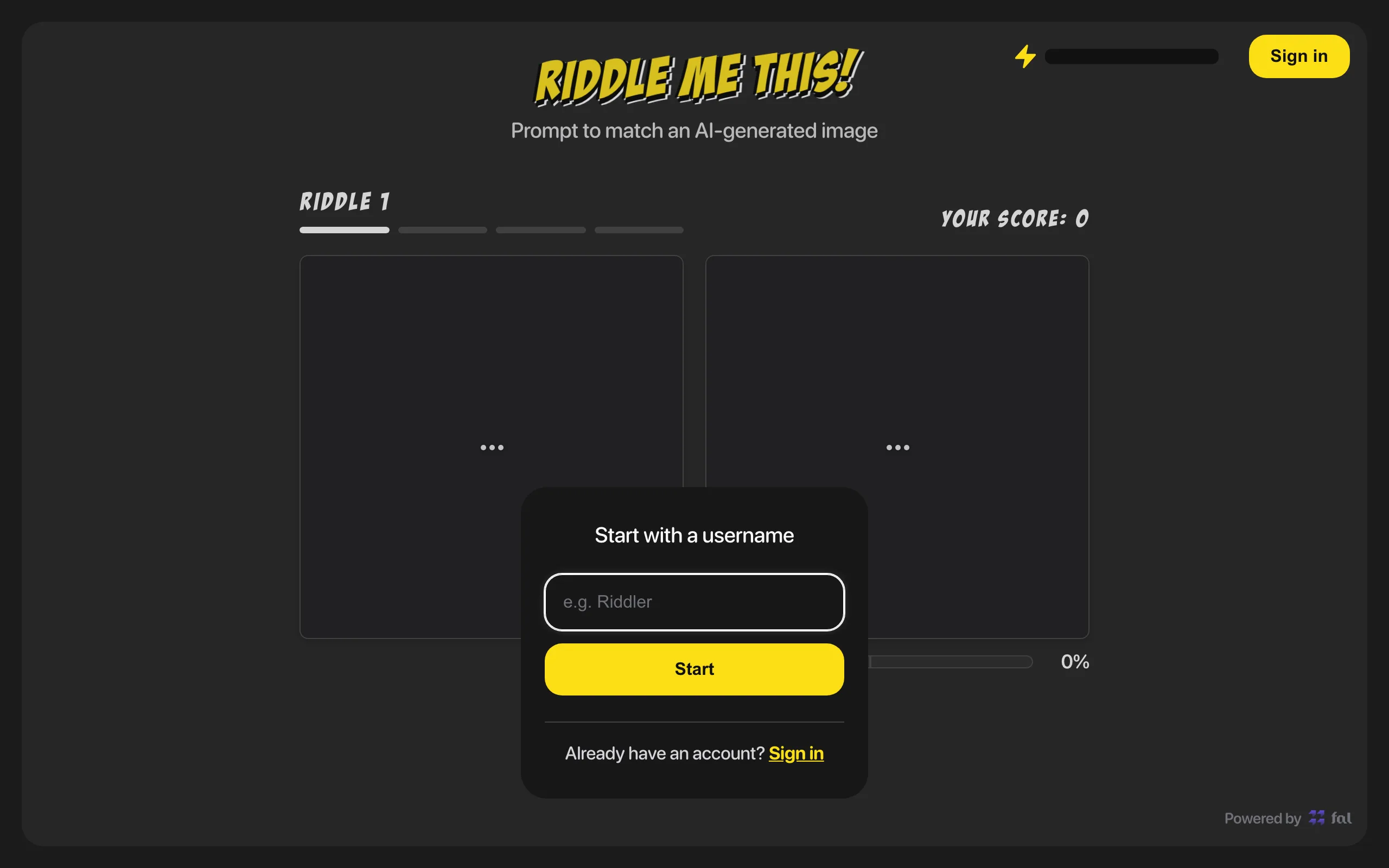 Riddle Me This — Match AI generated images screenshot 1
