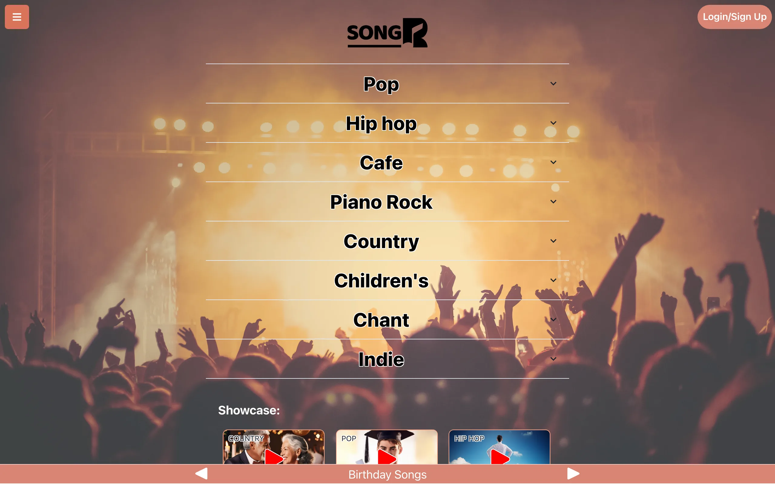 songR screenshot 1