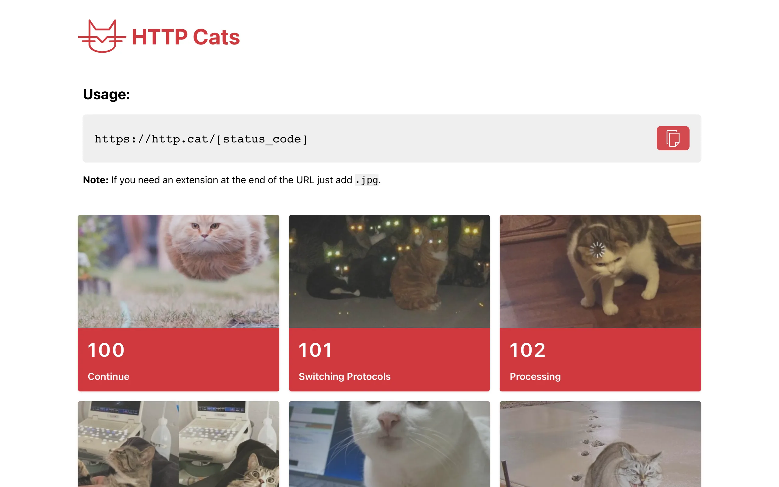 HTTP Cats screenshot 1