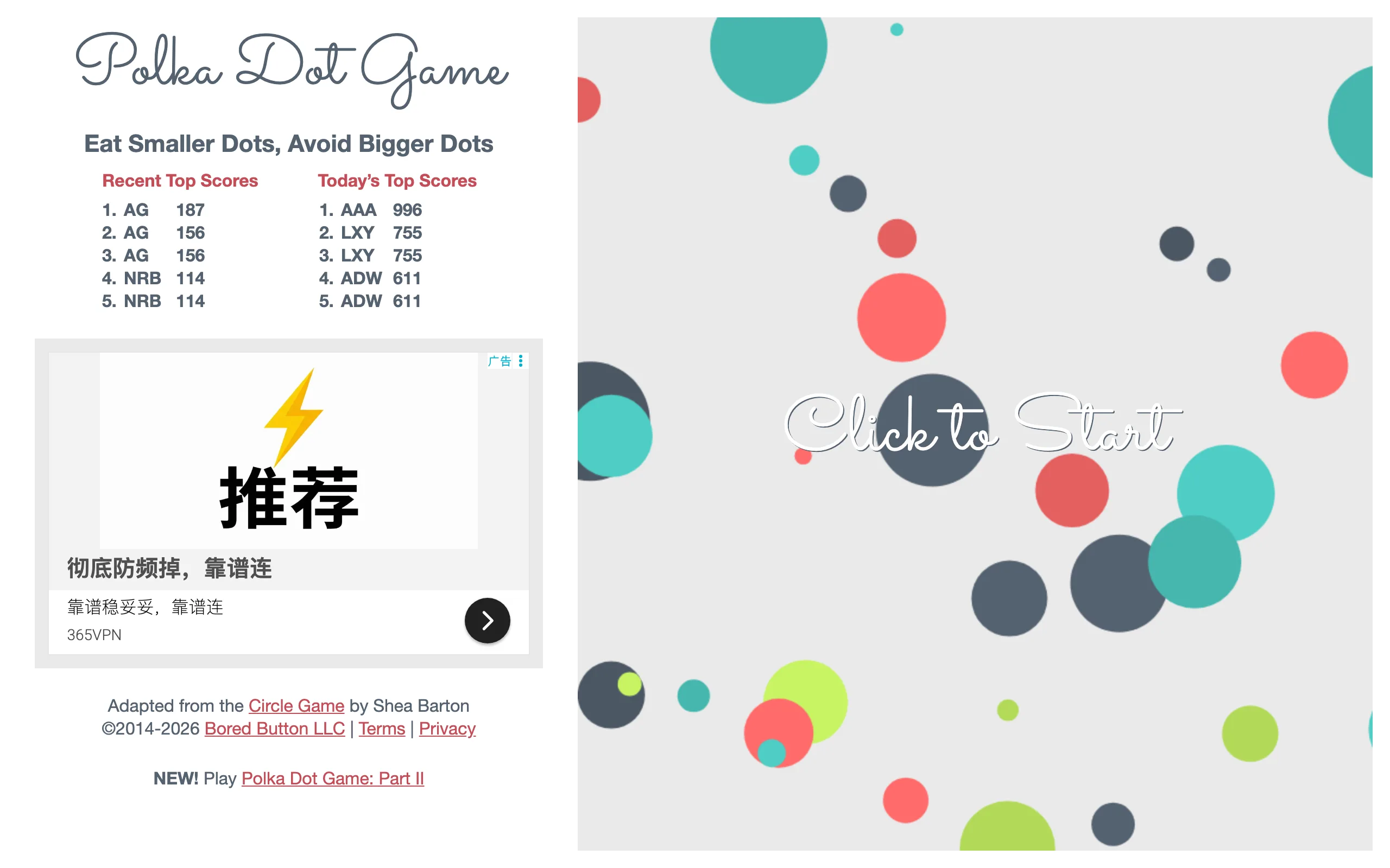 Polkadotgame screenshot 1