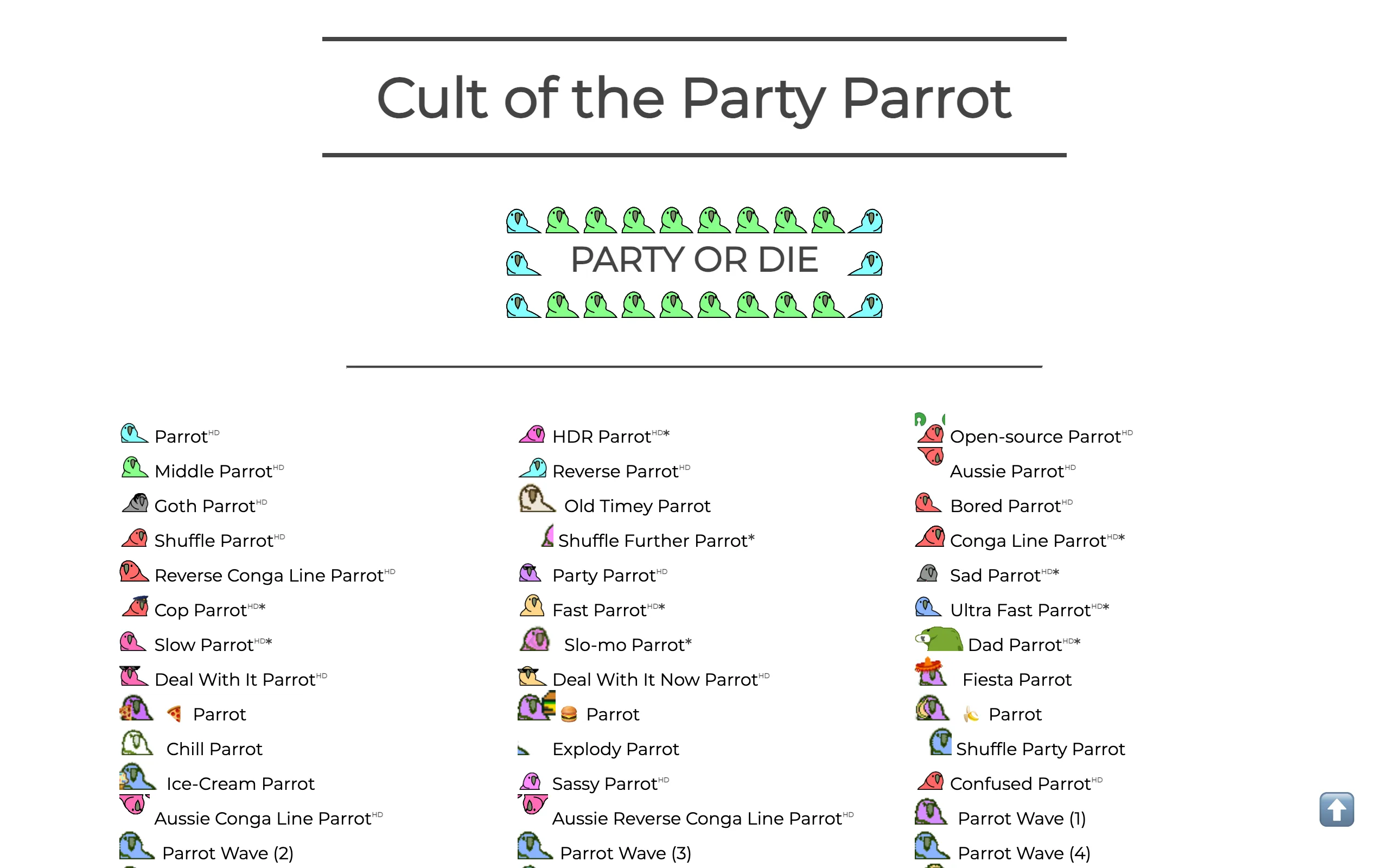 Cult of the Party Parrot screenshot 1