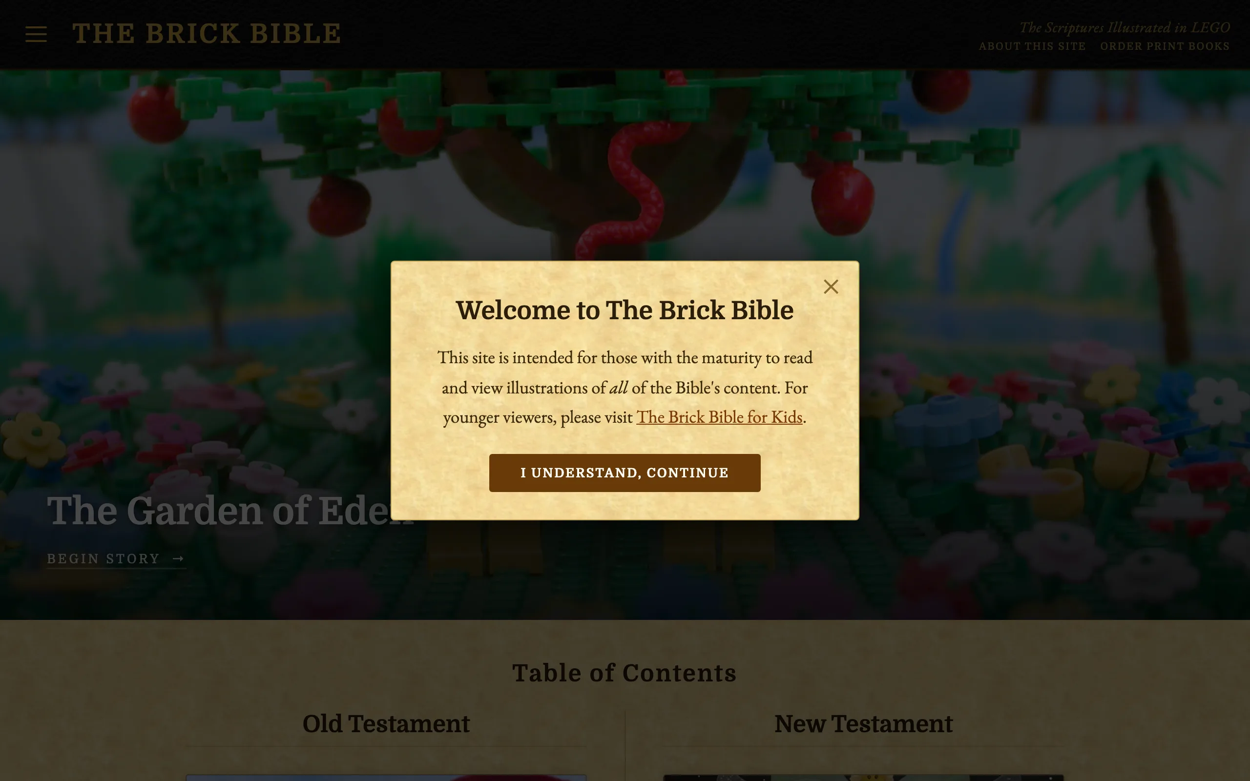 Thebrickbible screenshot 1