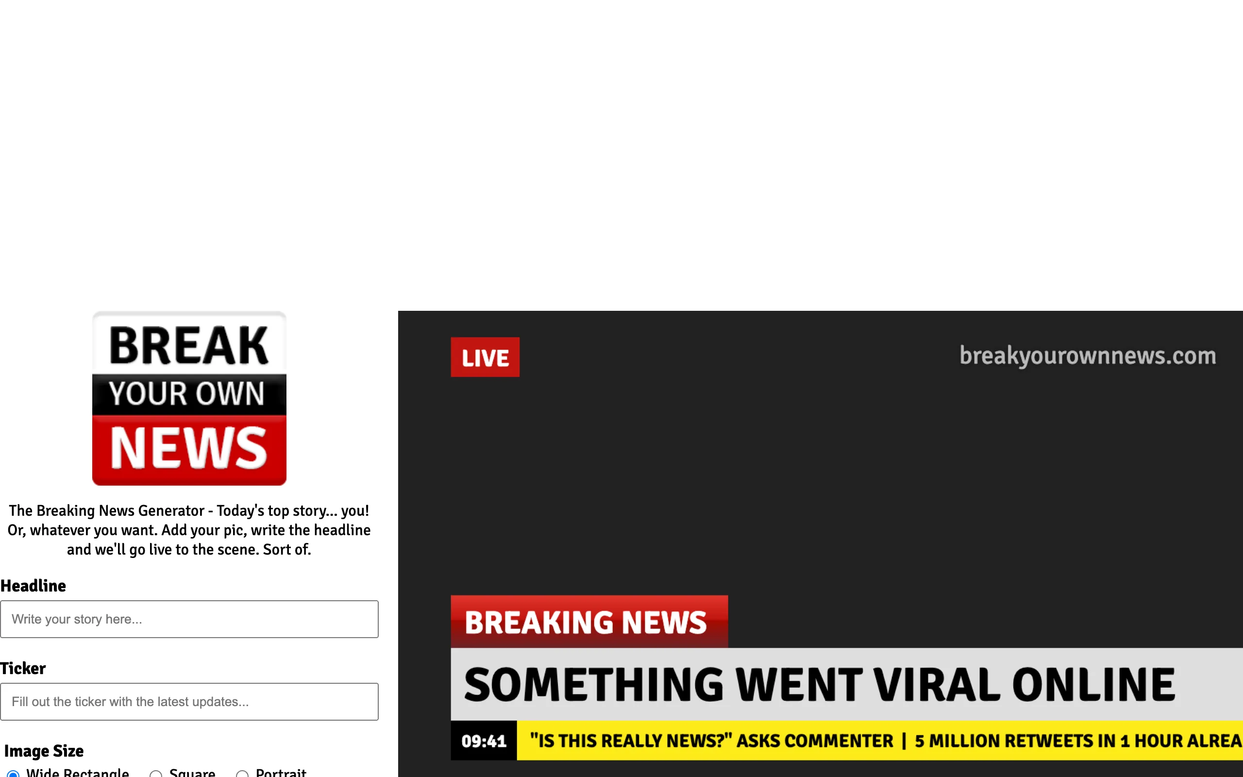 Breakyourownnews screenshot 1