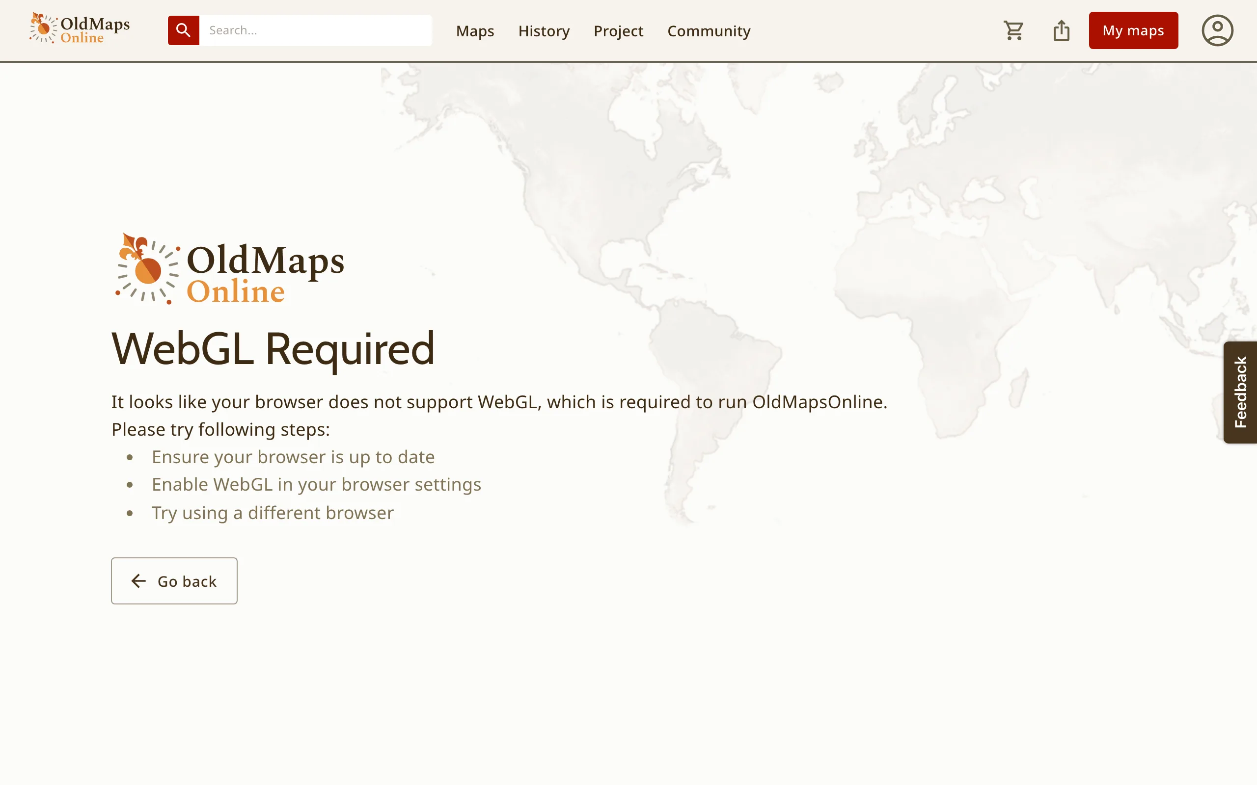 OldMapsOnline screenshot 1