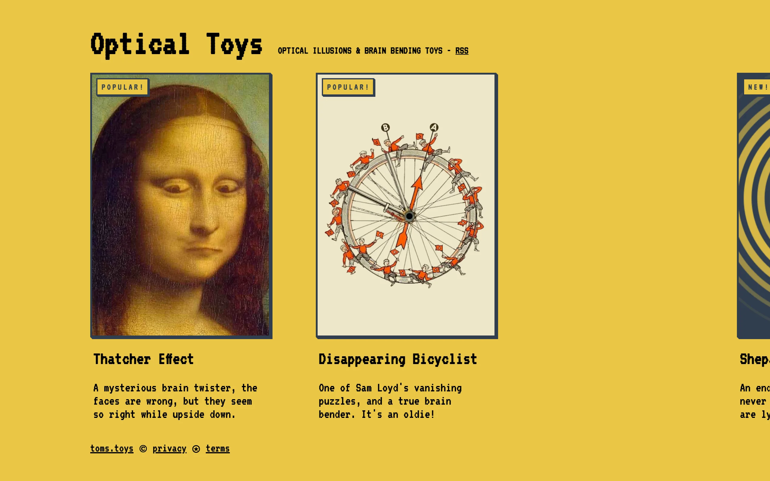 Optical Toys screenshot 1