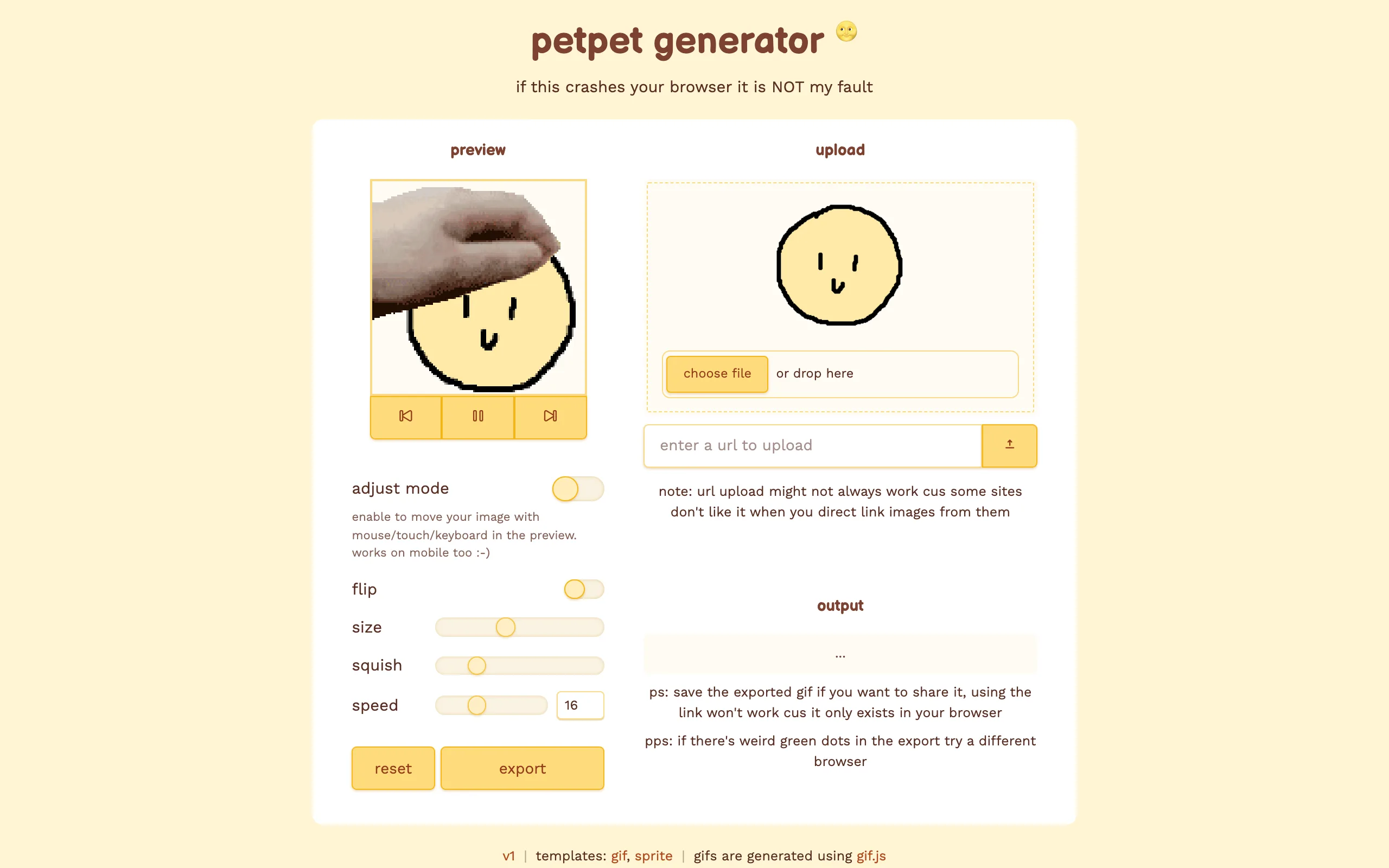 Petpet Generator screenshot 1