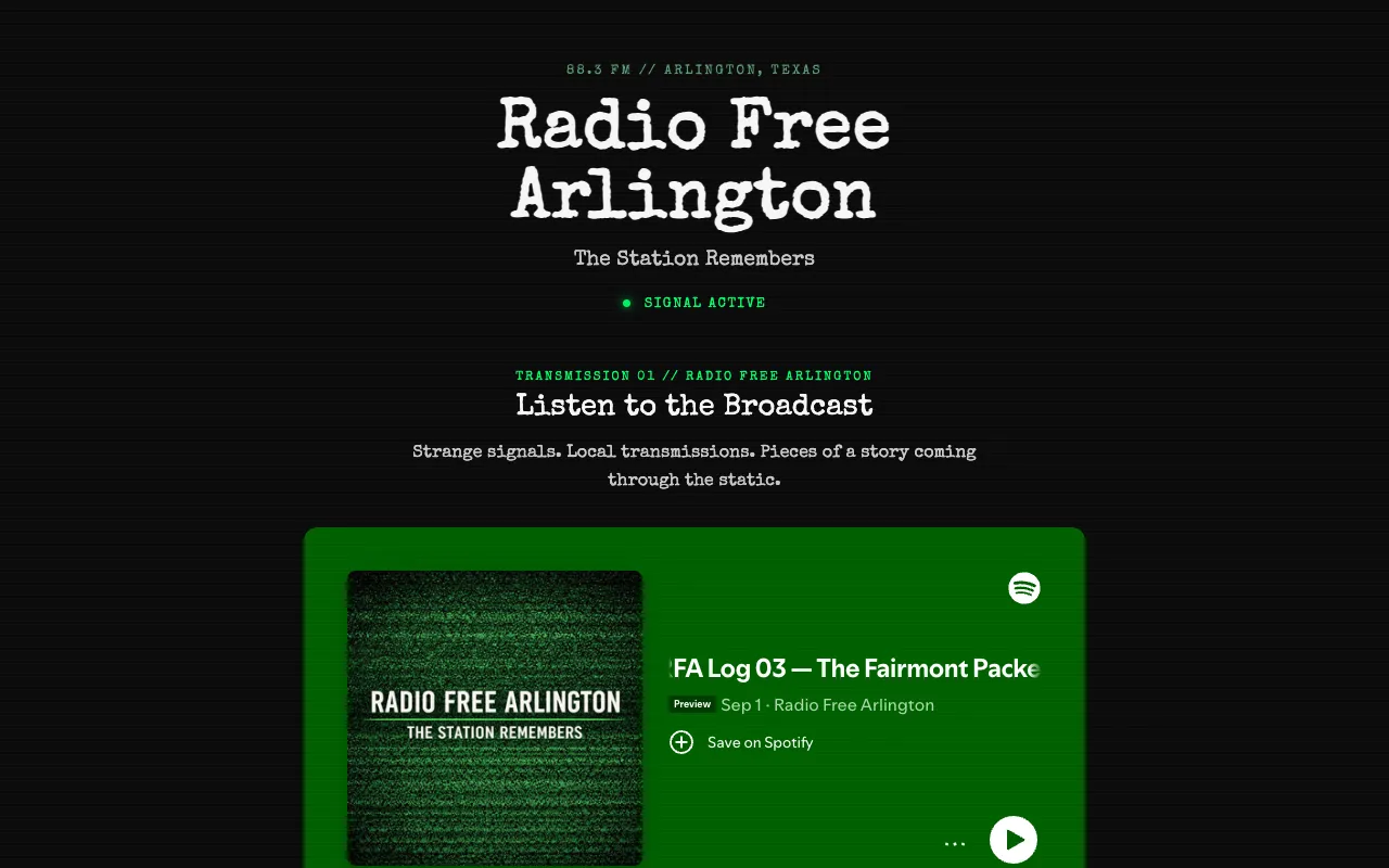 Radio Free Arlington screenshot 1